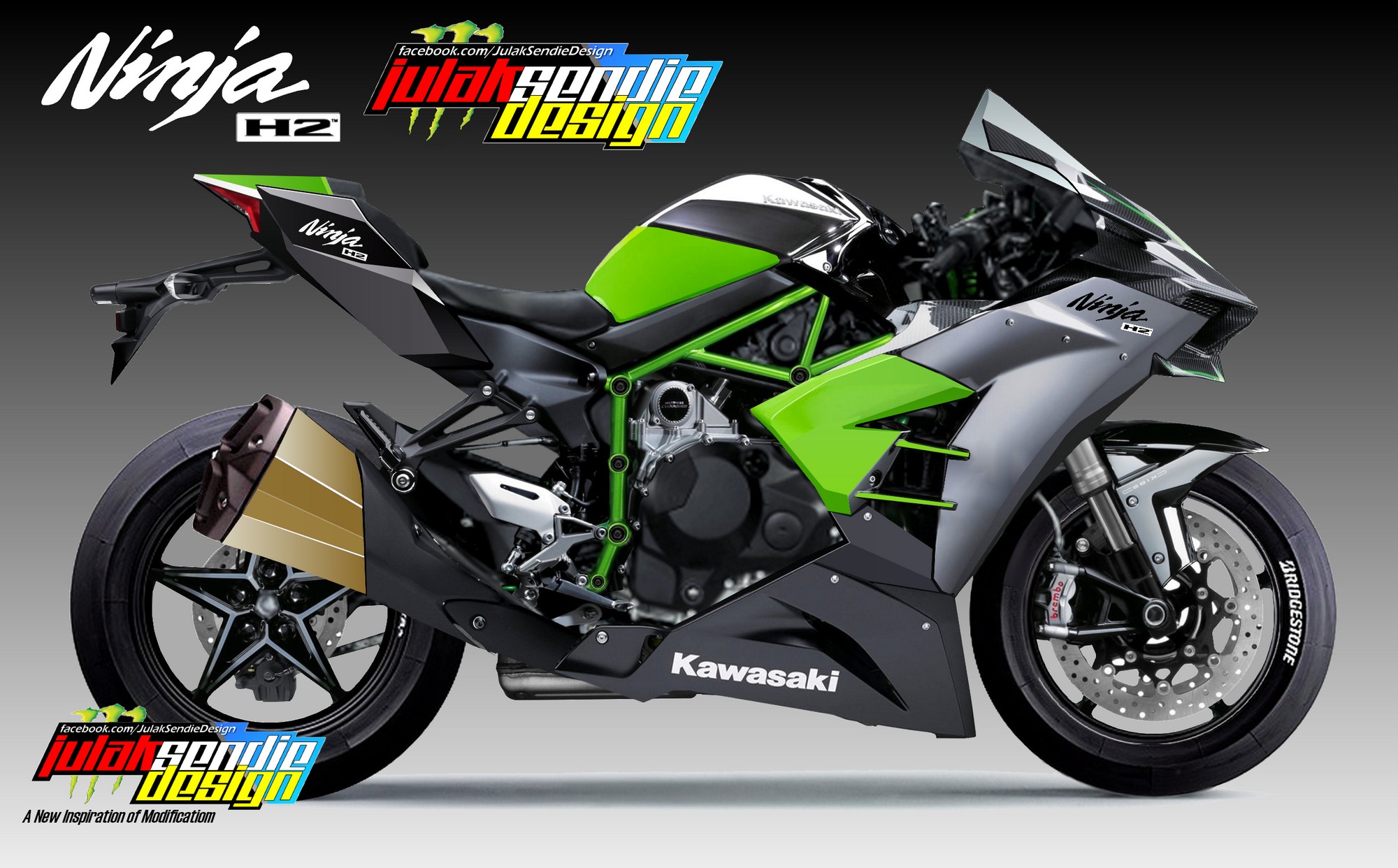 87 Gambar Motor Kawasaki Ninja H2 Terupdate Tales Modif